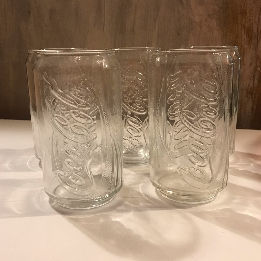 Coca Cola Can Georgia Glasses (Set of 5)